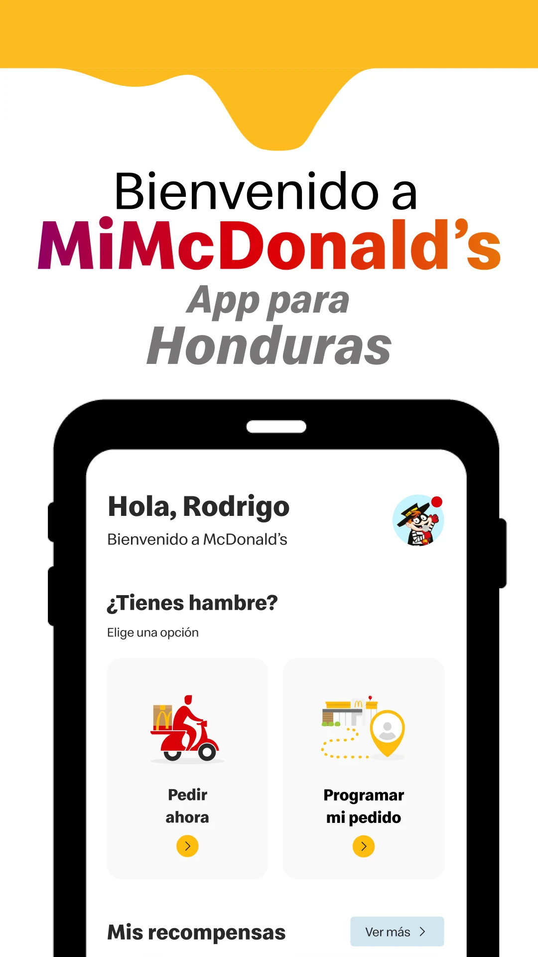 McDonald's Honduras screenshot