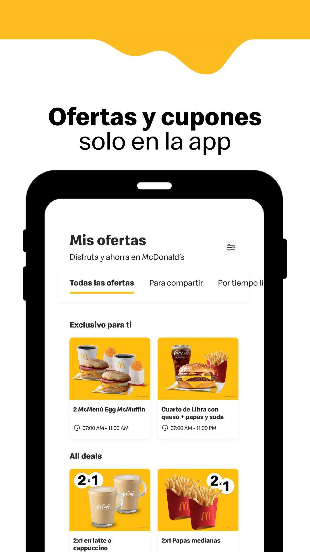 McDonald's Honduras screenshot